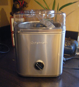 cuisinart sorbetiere utilisation